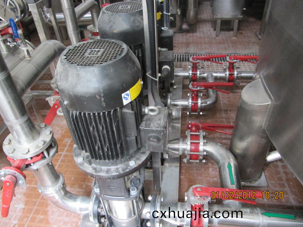 飲料(liao)廠20m3ph純(chun)水(shui)係統