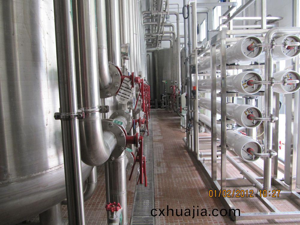 飲料(liao)廠(chang)20m3ph純(chun)水係(xi)統